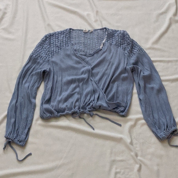some days lovin Tops - Beautiful Mock wrap shirt!!!